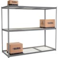 Global Industrial High Capacity Starter Rack 96x48x843 Levels Wire Deck 800lb Per Shelf GRY 580925GY